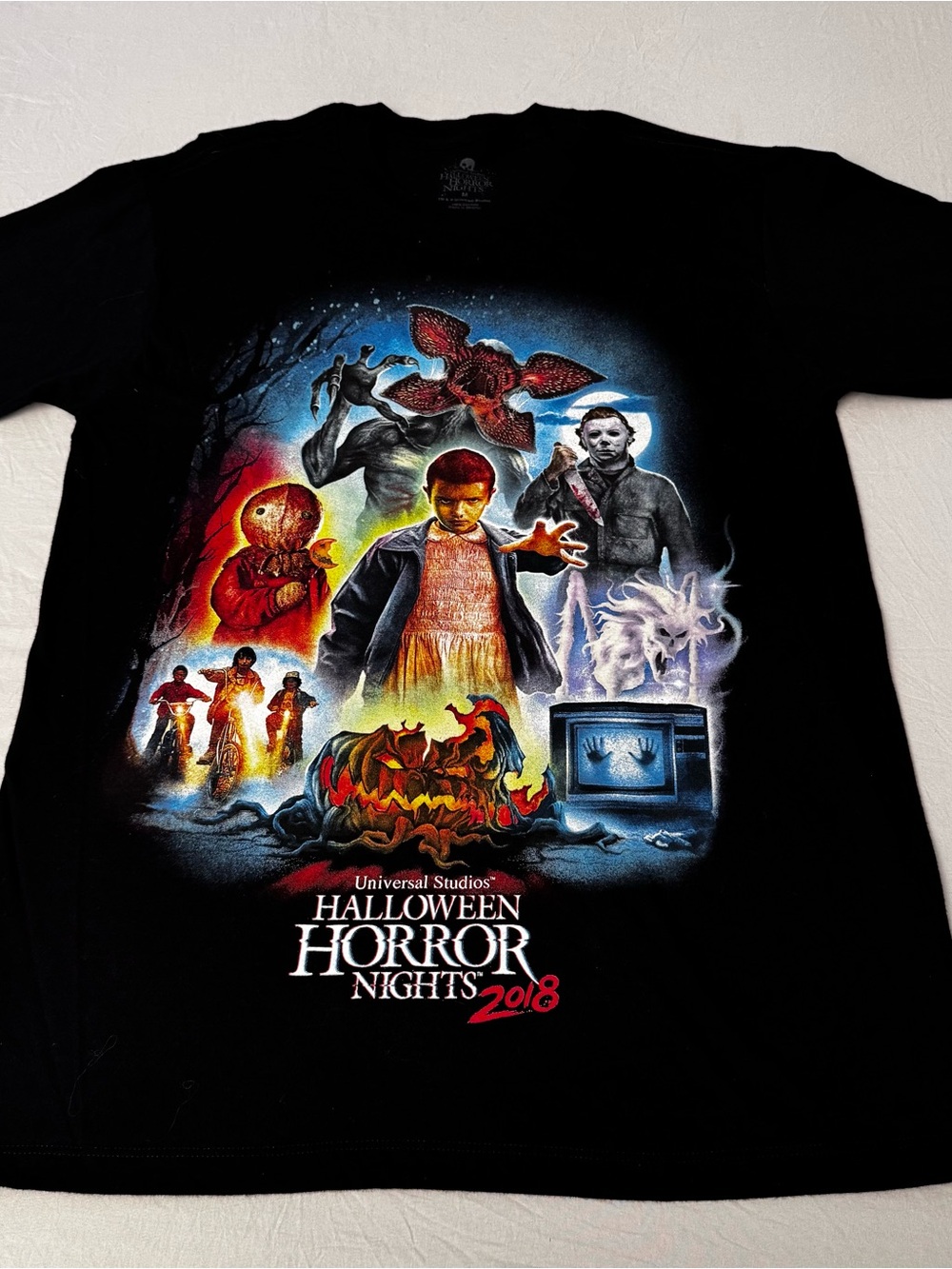 Universal Studios Halloween Horror Nights 2018 Stranger Things T Shirt Sz Medium
